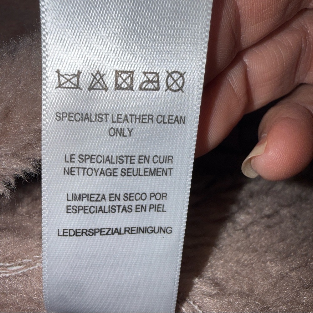Genuine suede Penny Lane 70’s inspired jacket. Faux shearling. Size 8 - Picture 9 of 9